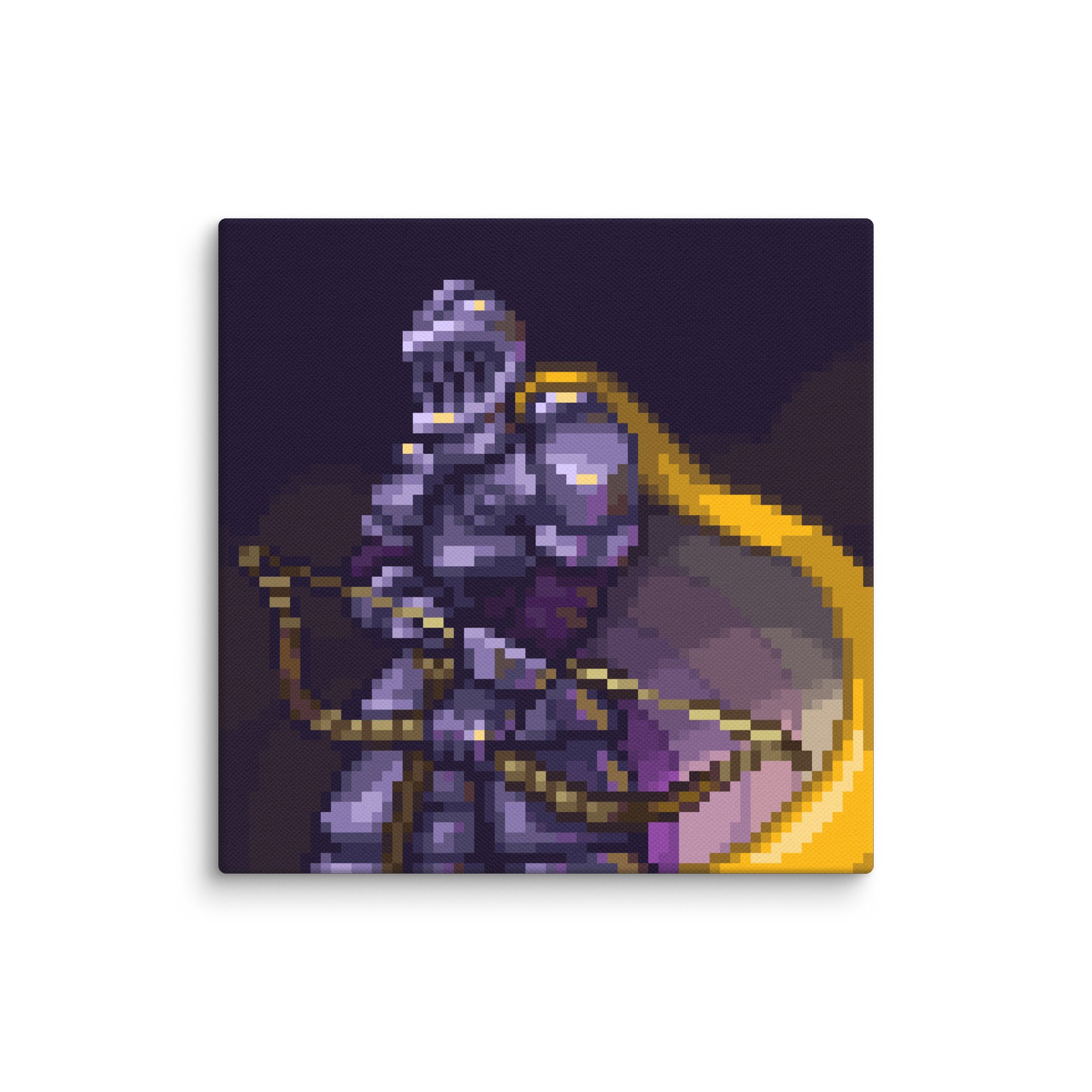 Trixic Knight Pixel Art Canvas Print product image (1)