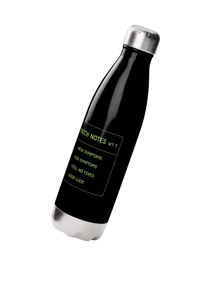 Patch Notes Water Bottle | Chronic Illness & Spoonie Gamer Humor product image (2)