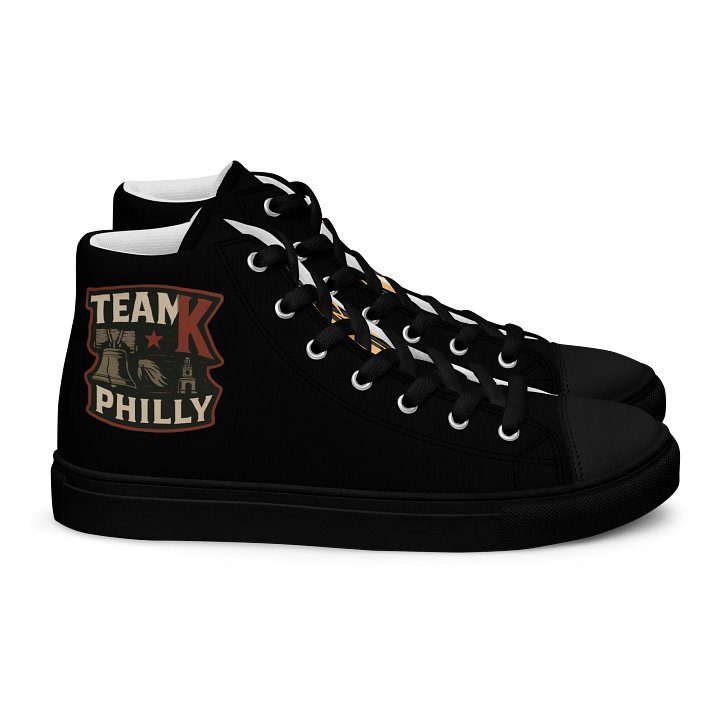 Team K Philly Women's High Top Canvas Shoes product image (2)