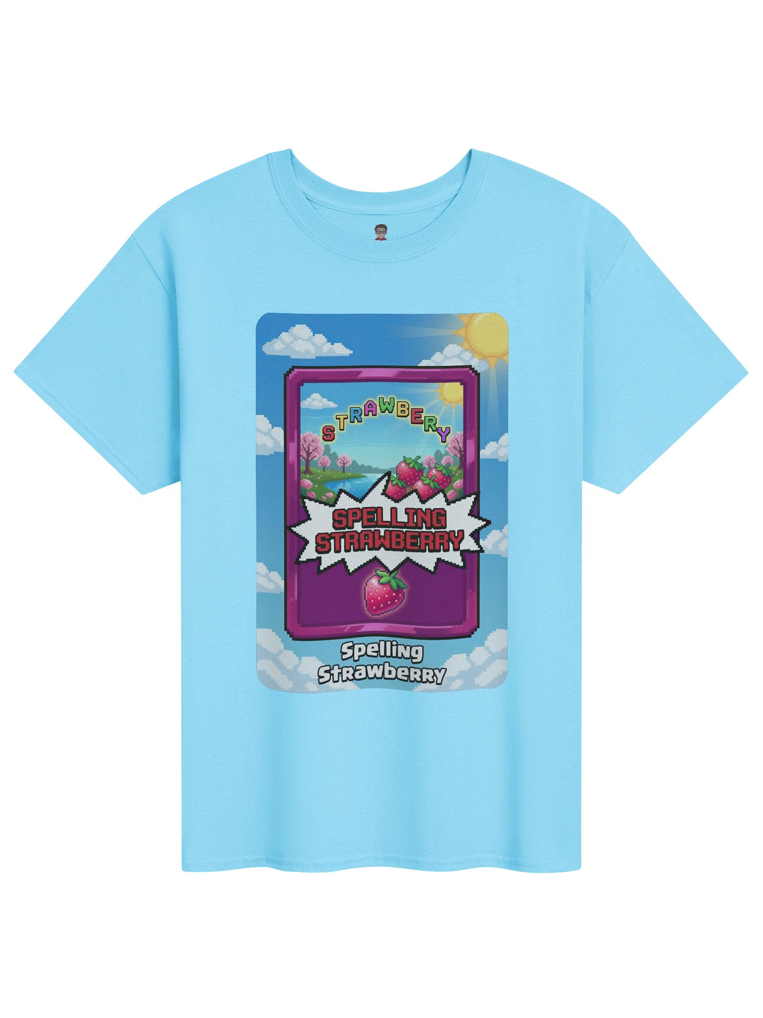 Spelling Strawberry T-shirt product image (4)