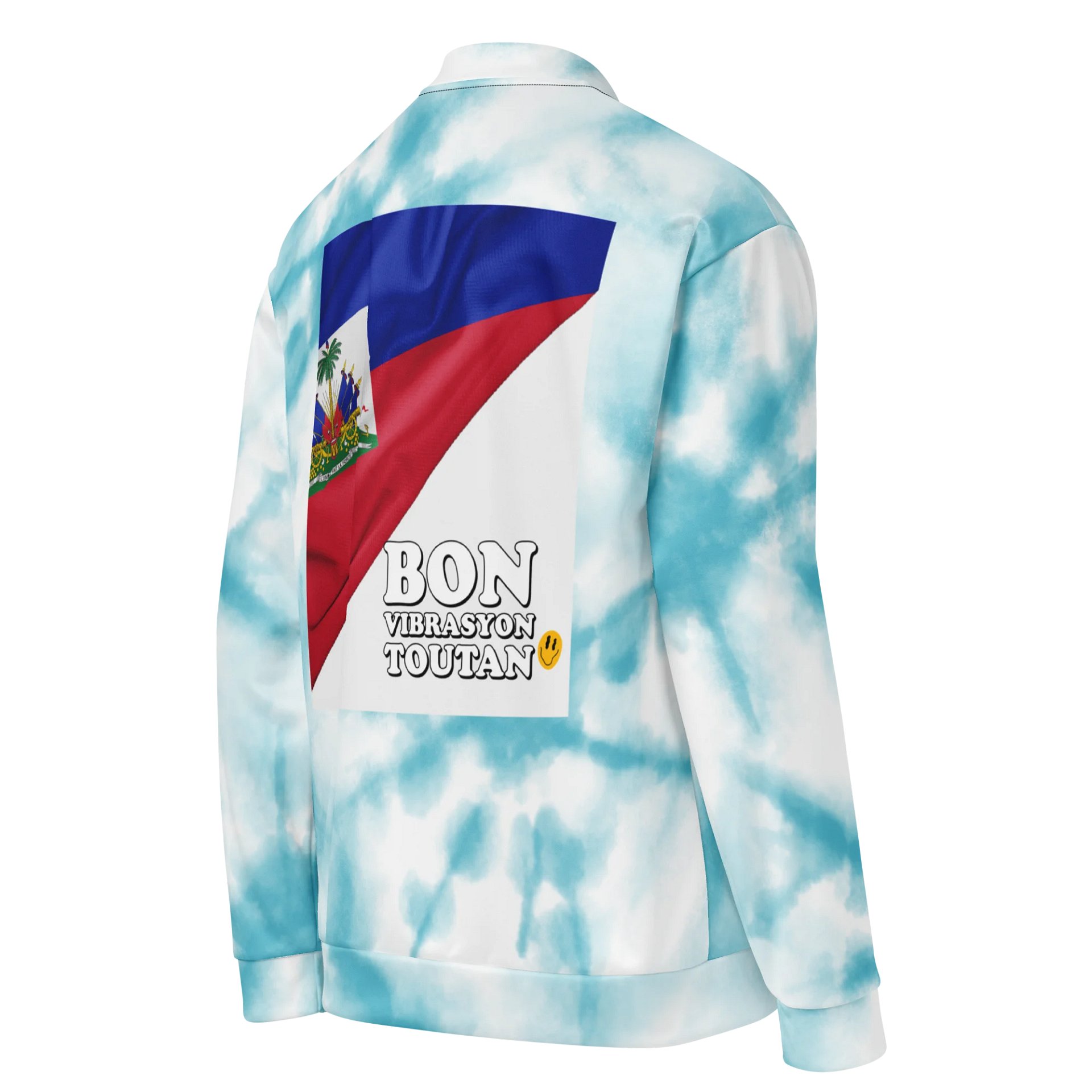 Edikasyon se Richès All-Over Print Bomber Jacket – Make Noise Without Saying a Word product image (4)