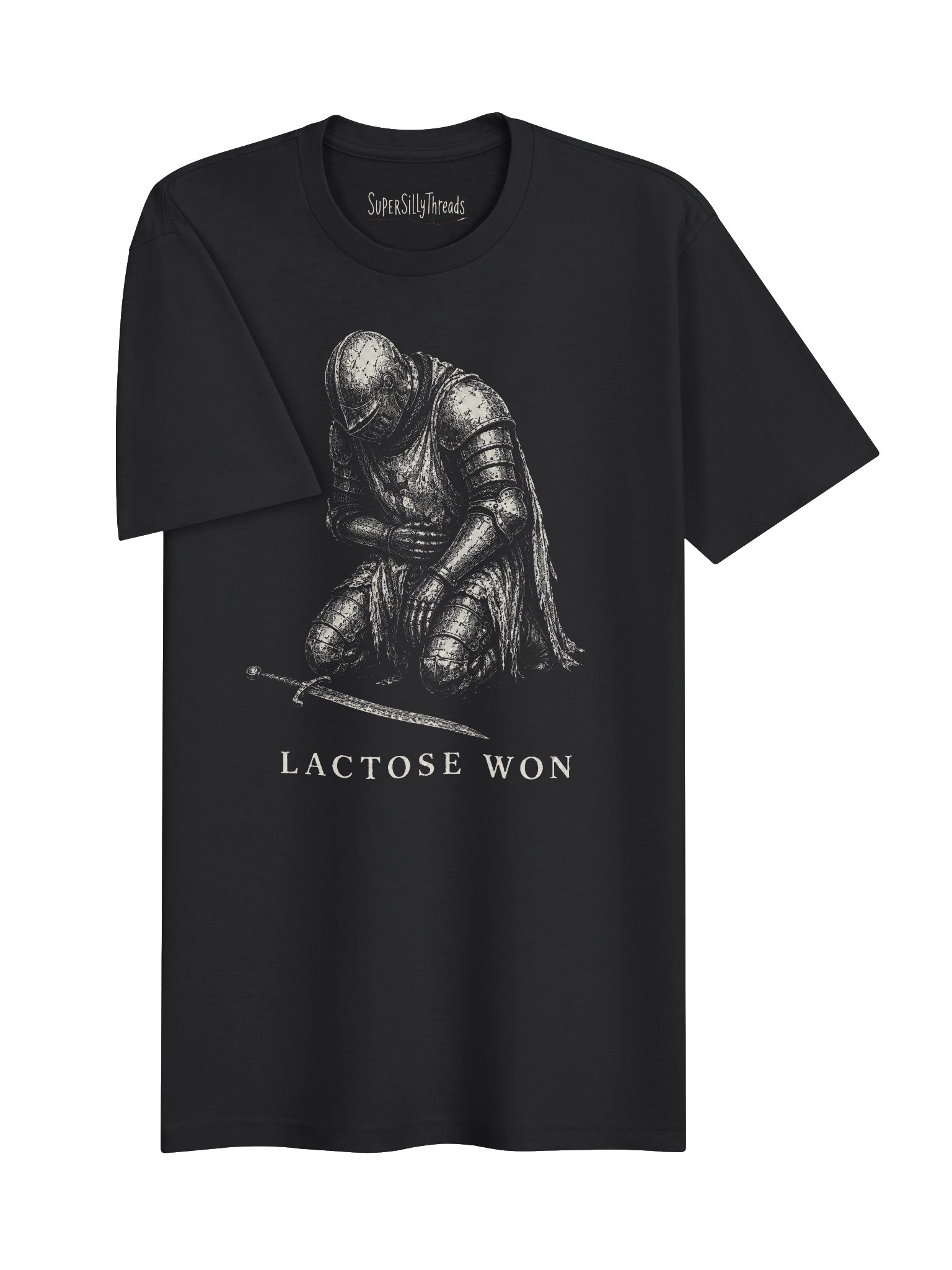 Lactose Won Medieval Knight Tee product image (3)