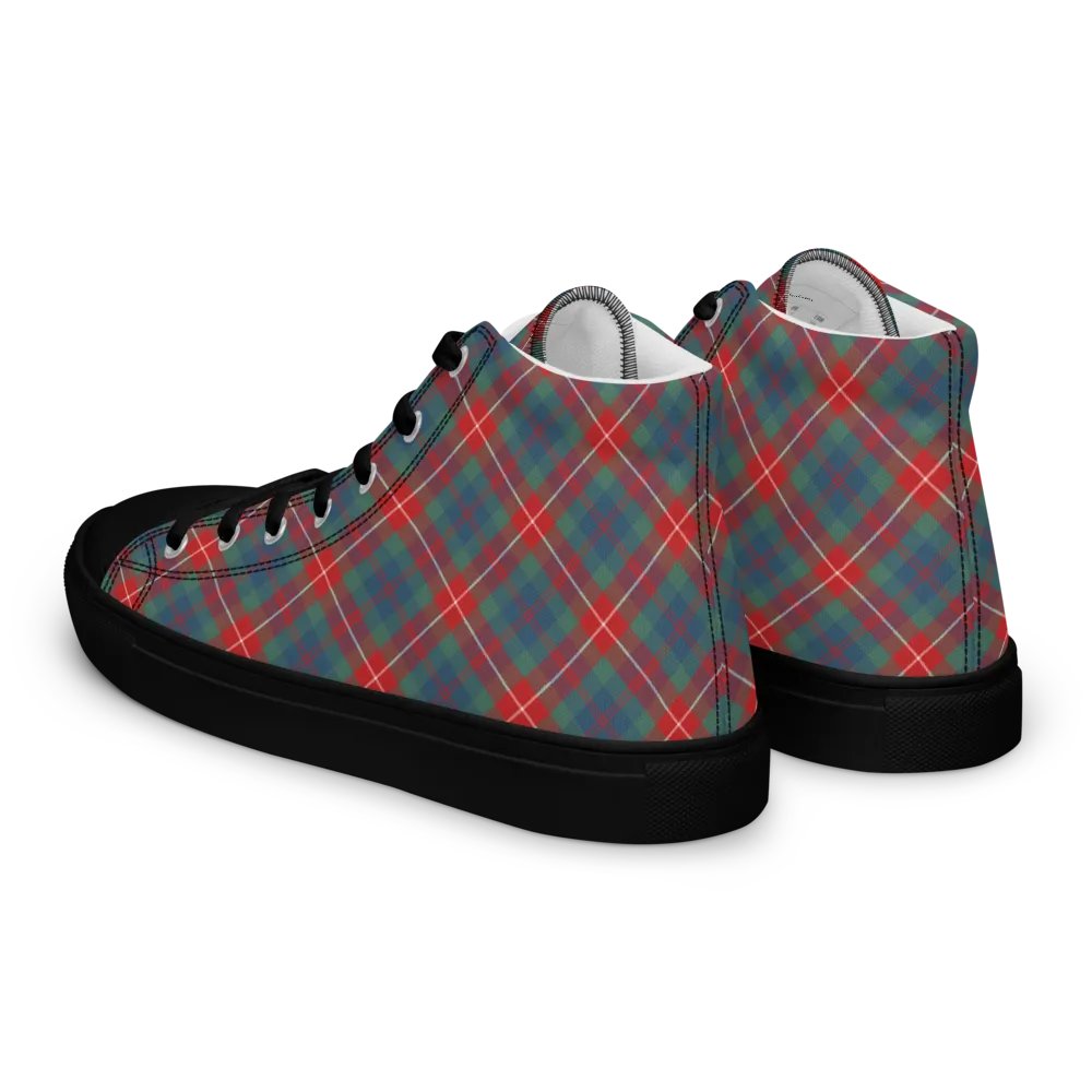 Fraser Ancient Tartan Men's High Top Shoes product image (9)