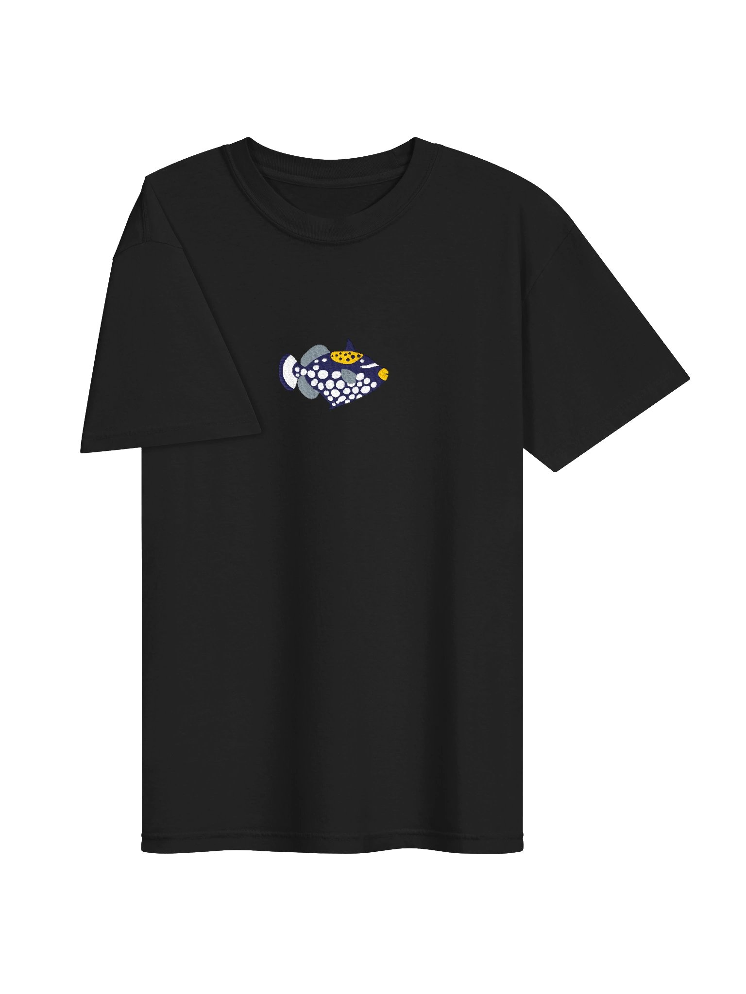 Clown Triggerfish(Version 2) Premium T-Shirt (Embroidered) for Reef and Marine Aquarium Lovers product image (9)