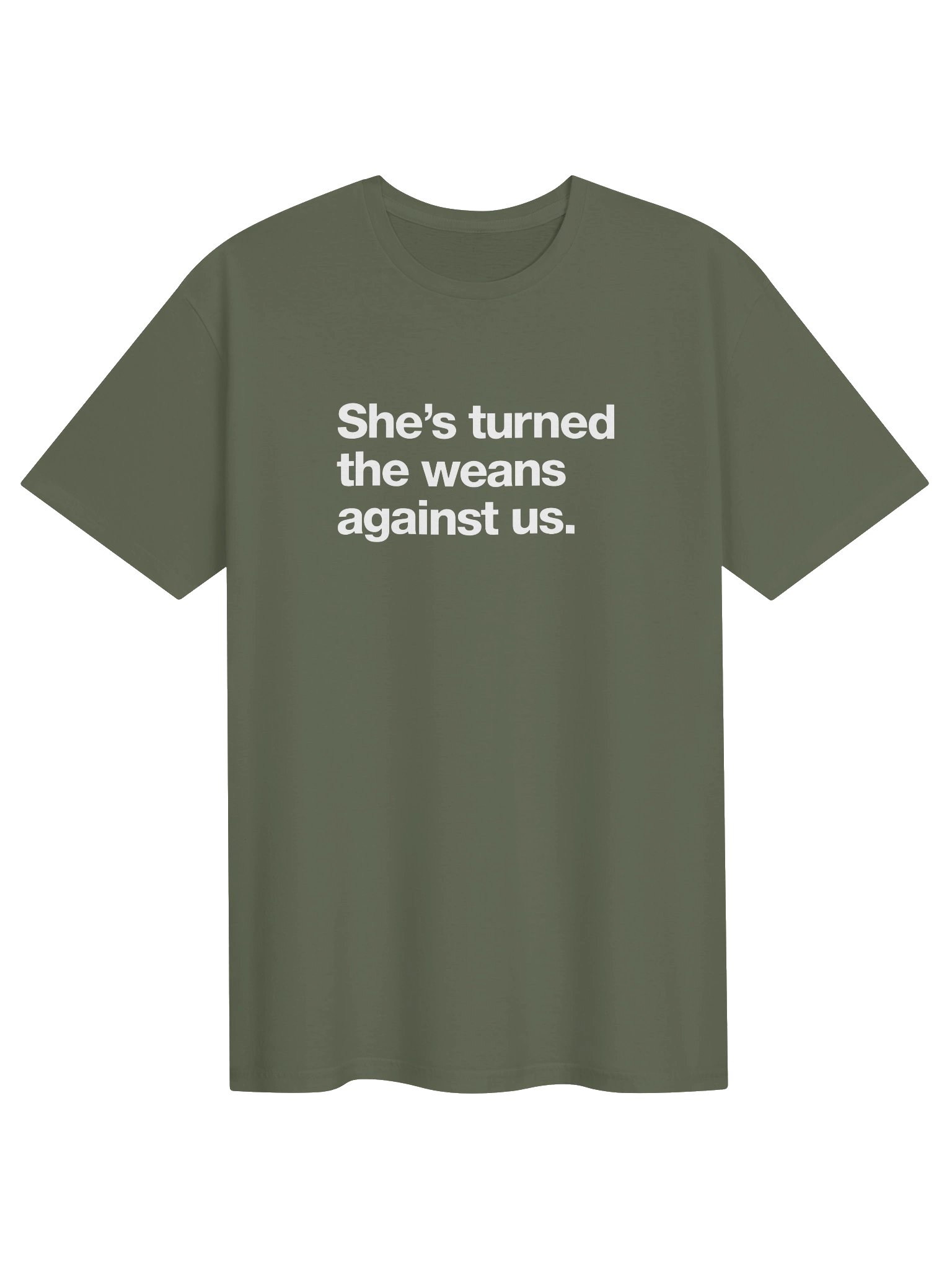 She's Turned The Weans Against Us T-Shirt product image (33)
