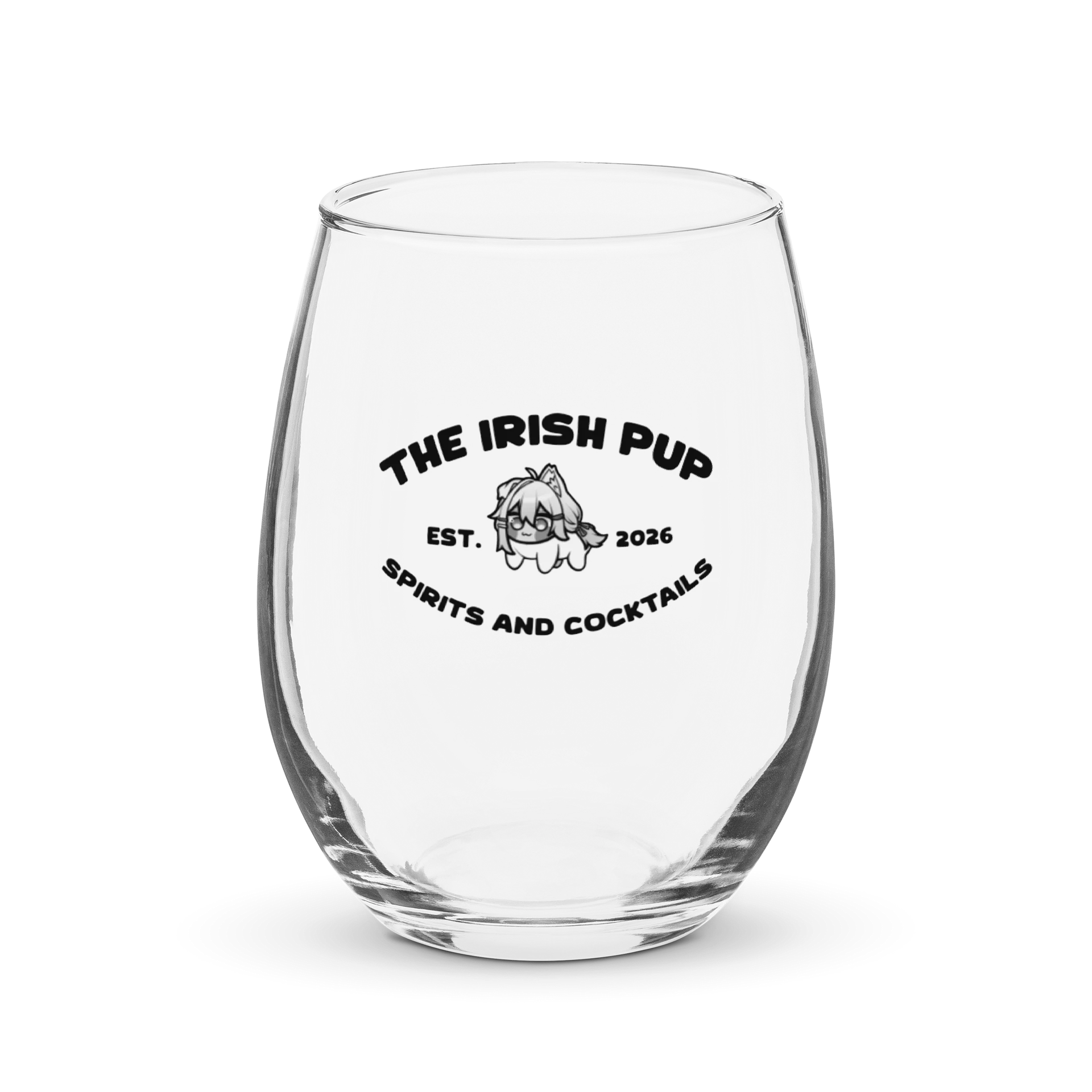 The Irish Pup Wine Glasses product image (1)
