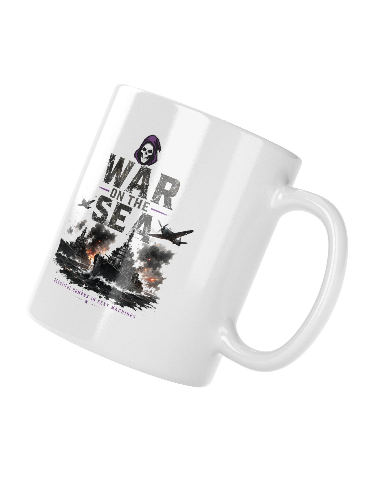 Grim Reapers War on the Sea White Mug product image (4)