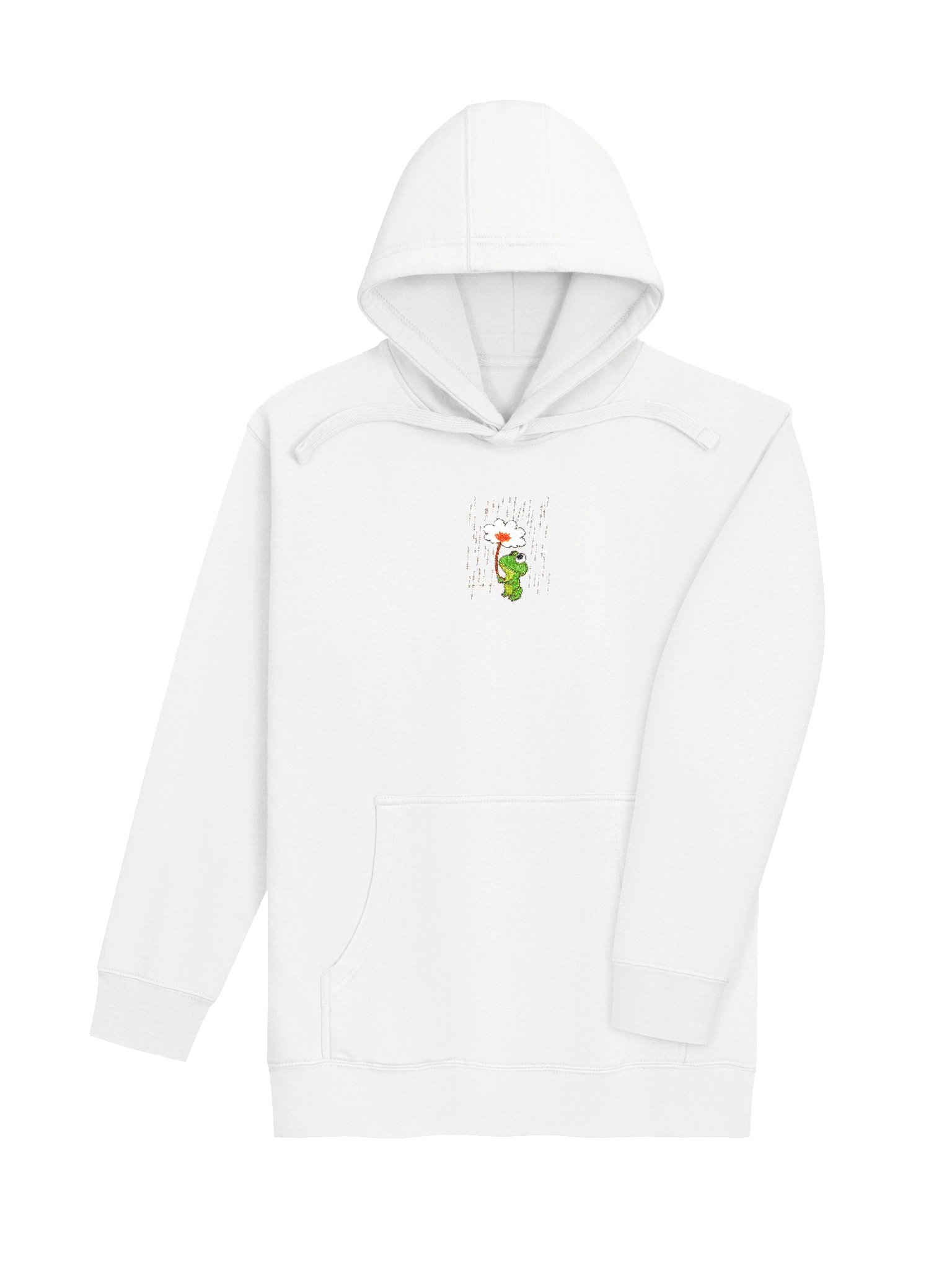 flower frog ☂ embroidered hoodie product image (4)