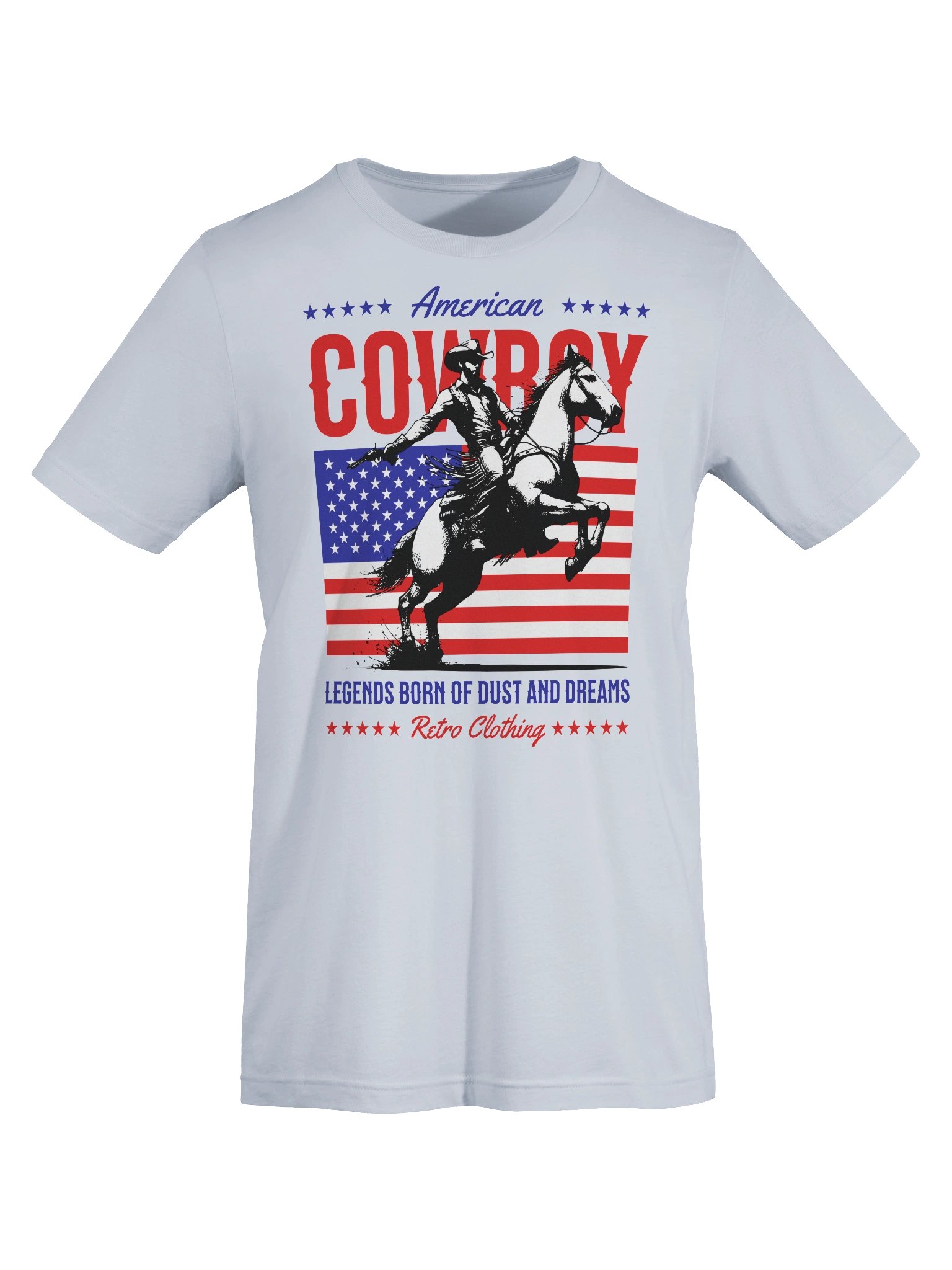 Classic American Cowboy Legends Graphic Tee for Casual Wear product image (60)