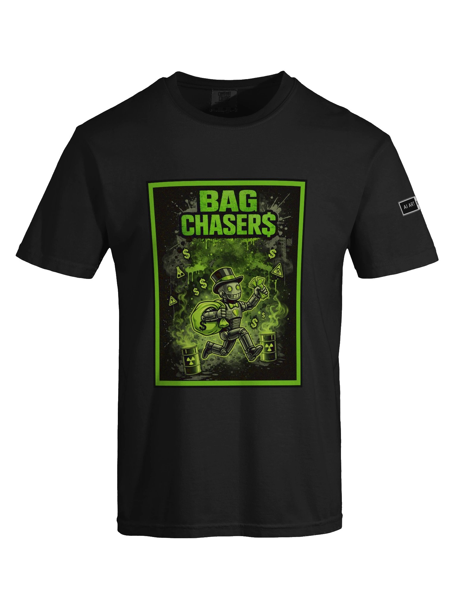 "BAG CHASERS" 100% cotton T-shirt product image (7)