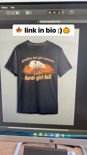 shirts linked in my bio!! It’s officially feral girl fall (ignore the heatwave. autumn is determined by spirit not temperatur...