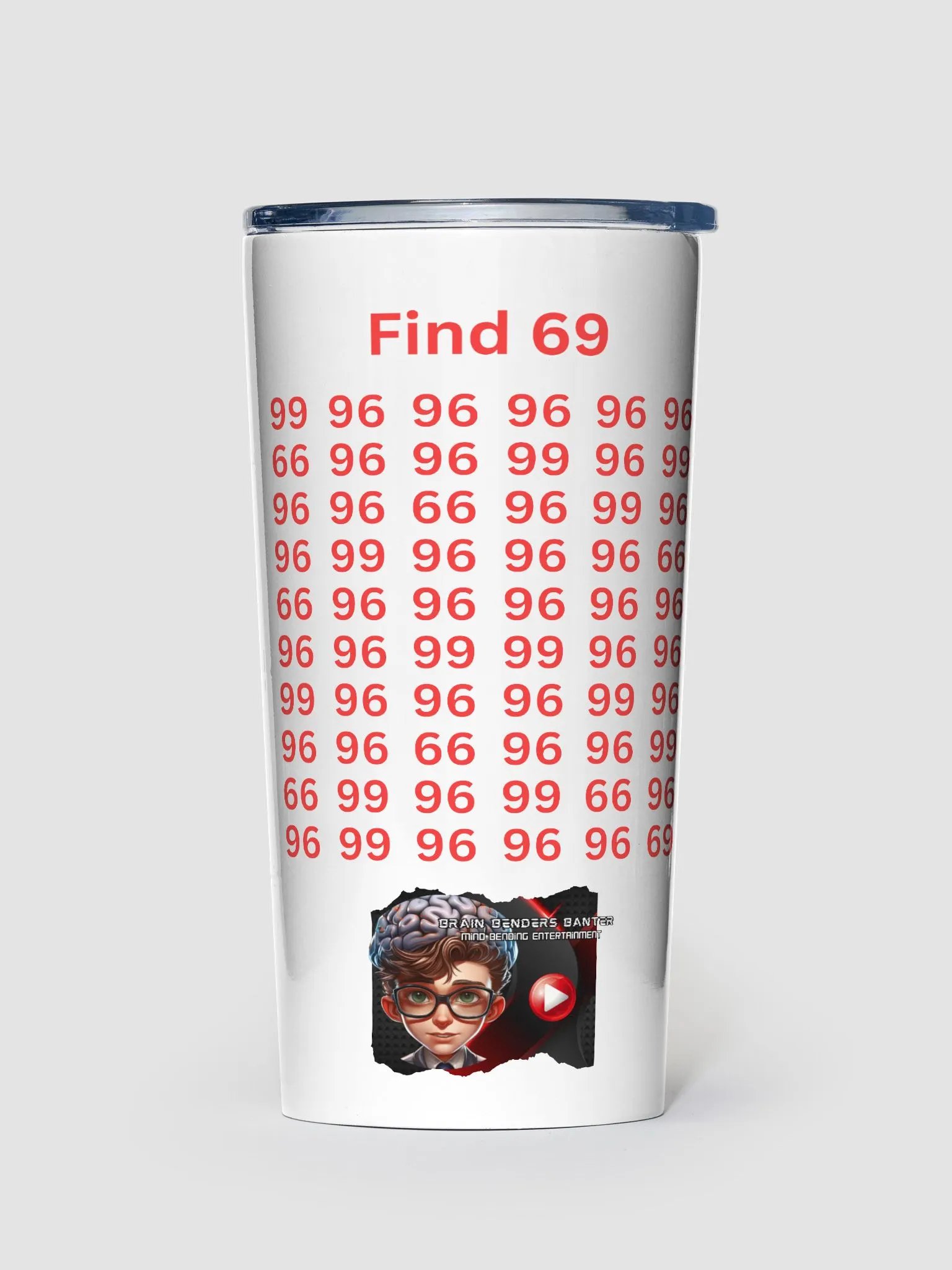 Mind-Bending 69 Puzzle Tumbler product image (1)