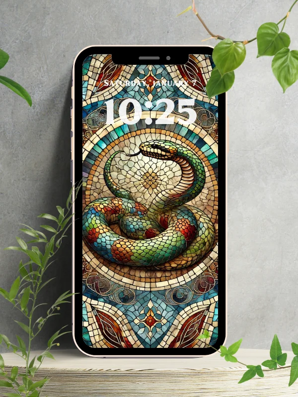 Magical Houses Mosaic Style Phone Wallpaper Bundle 4K Quality Bundle for Android and IOS product image (5)