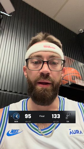 Wolves didn’t have it tonight 

#minnesotatimberwolves #nbaplayoffs #wolvesback