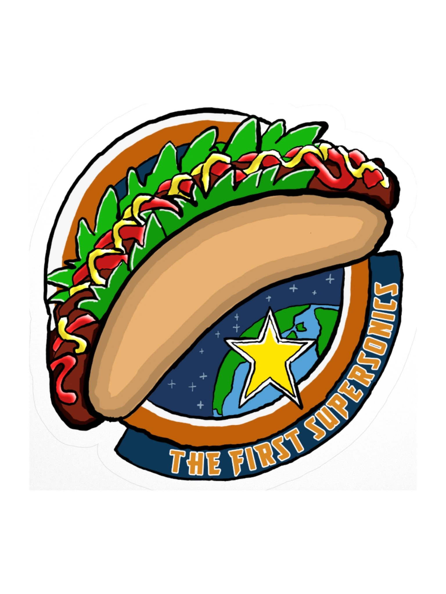 Hotdog Storm sticker product image (1)