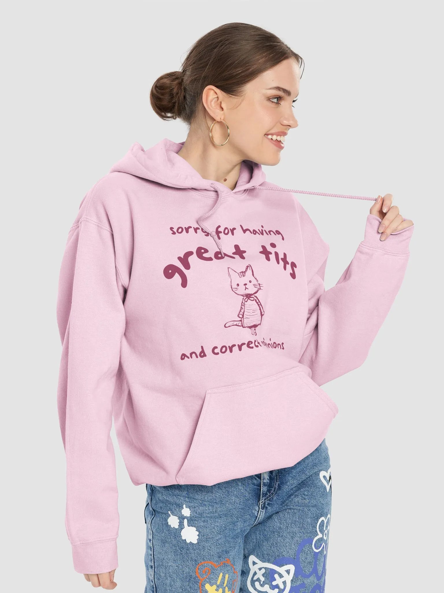Sorry for having great tits and correct opinions Hoodie product image (4)