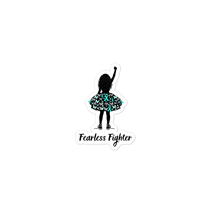 Ovarian Cancer - Fearless Fighter Sticker product image (1)