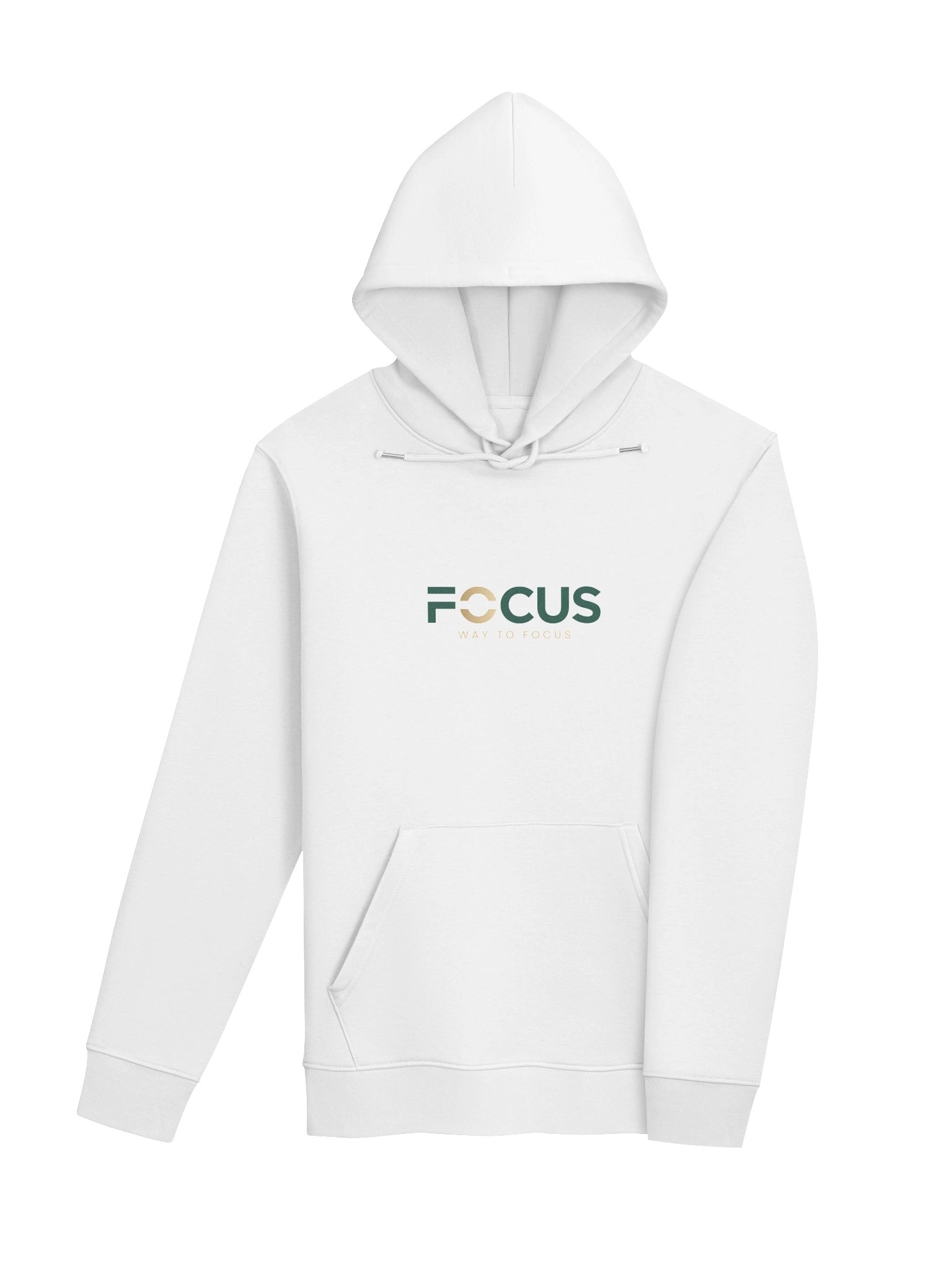 FOCUS Hoodie — White product image (4)