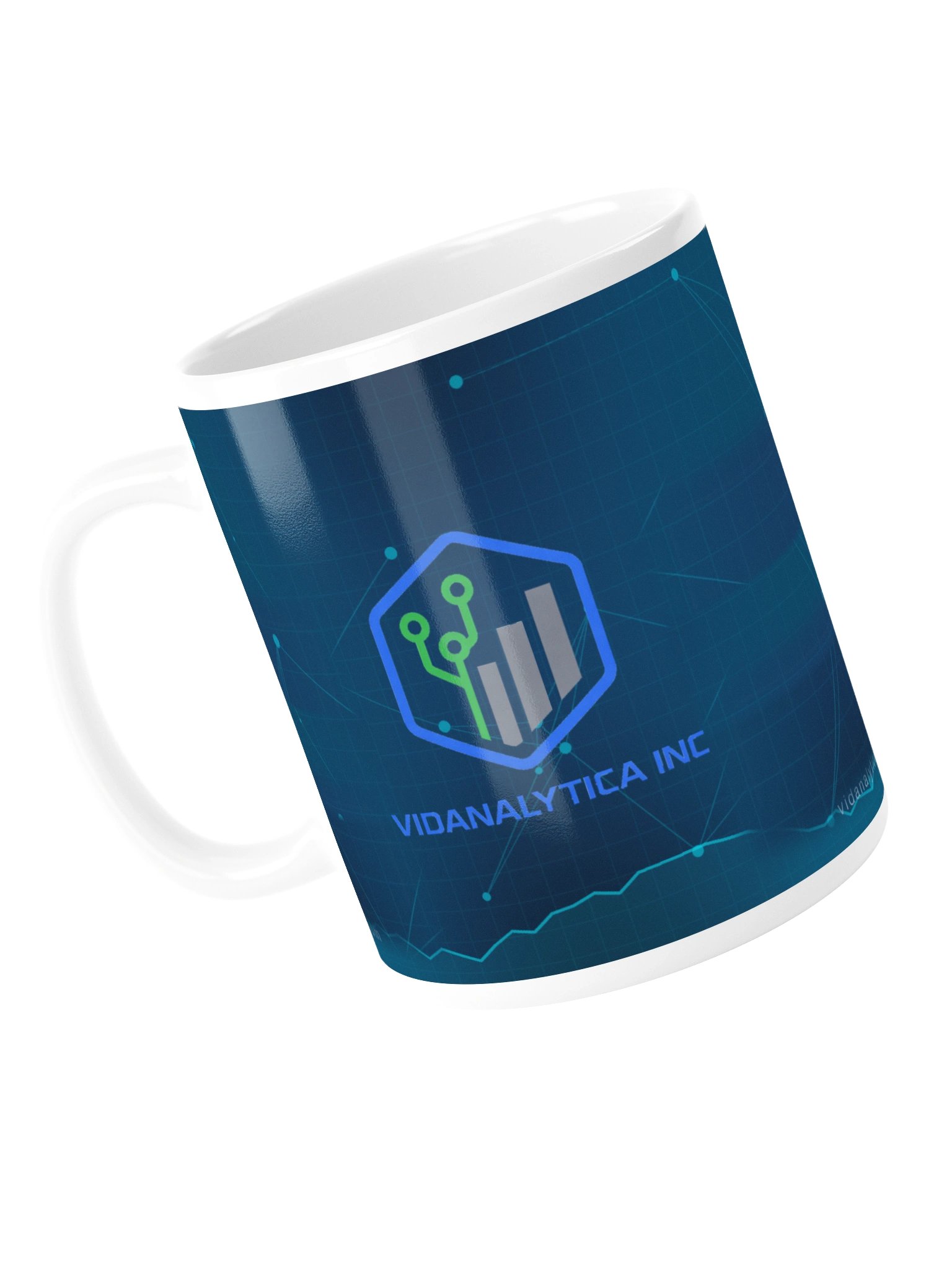 VIDANALYTICA INC Mug - Navy product image (14)
