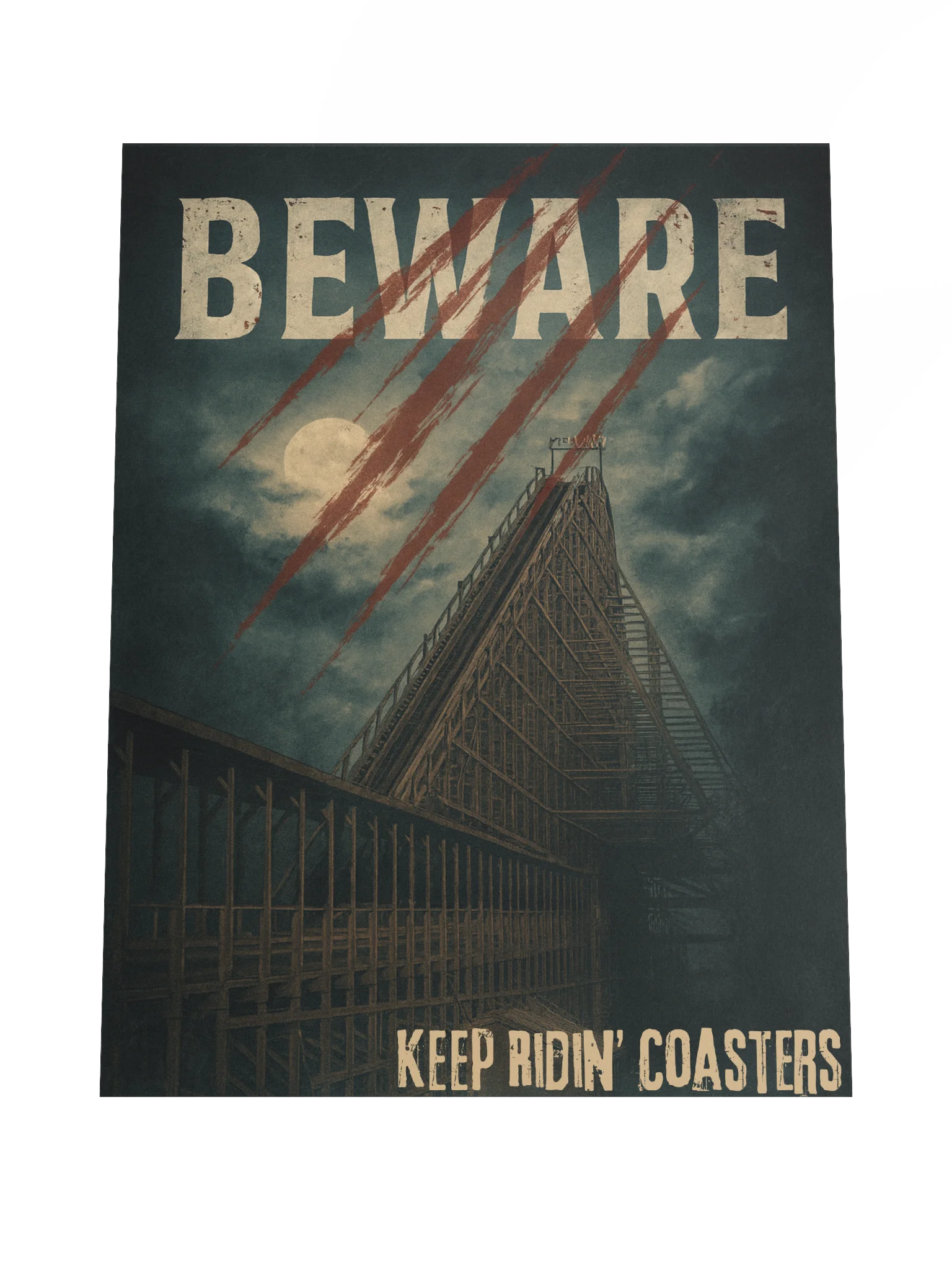 Beware of the Beast - Keep Ridin' Coasters | 18x24" product image (4)