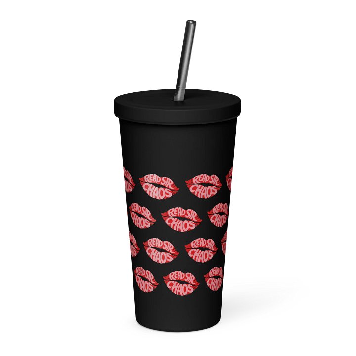 Read My Lips Insulated Tumbler product image (1)