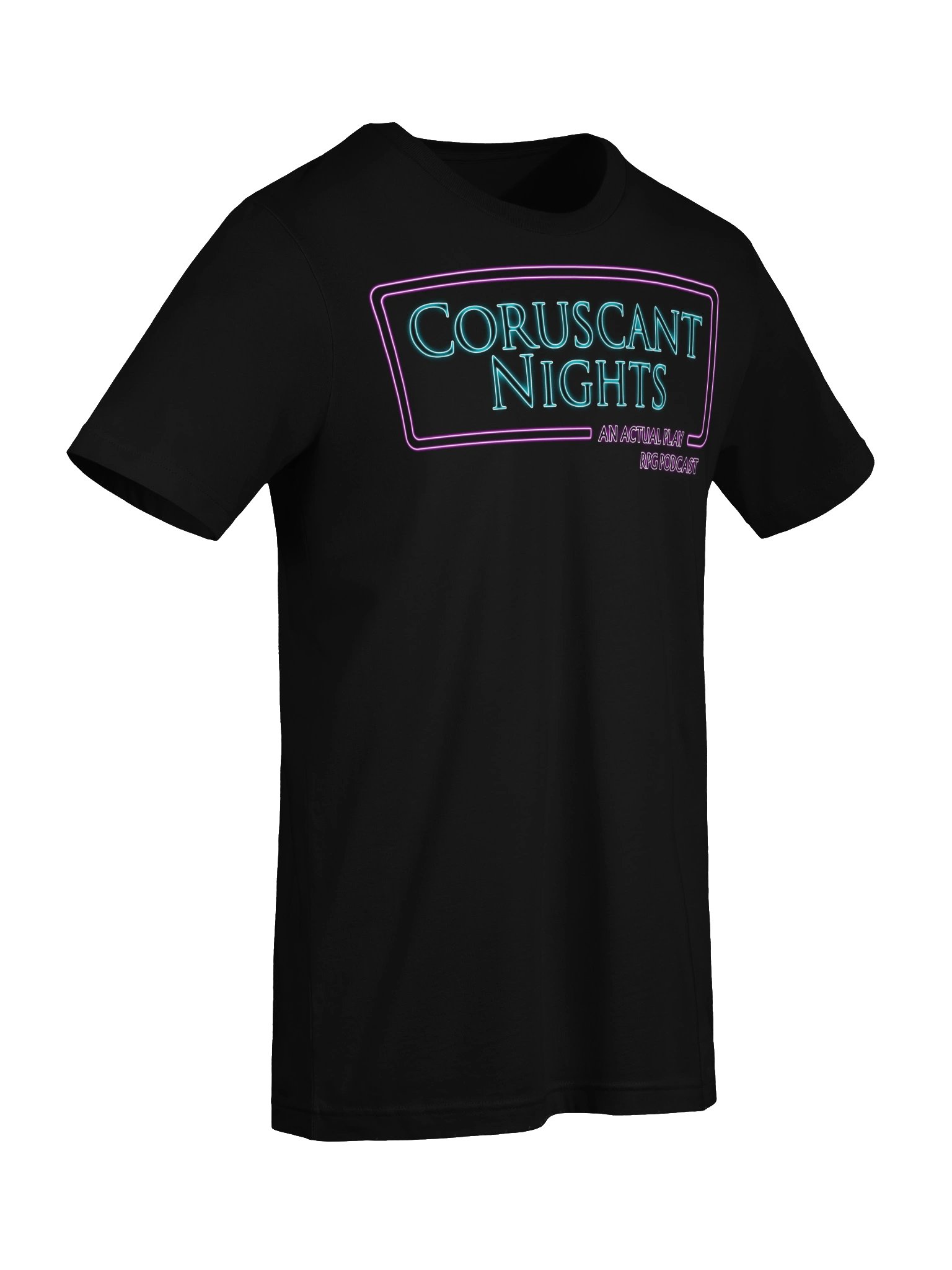 Coruscant Nights – Neon Logo Tee product image (7)
