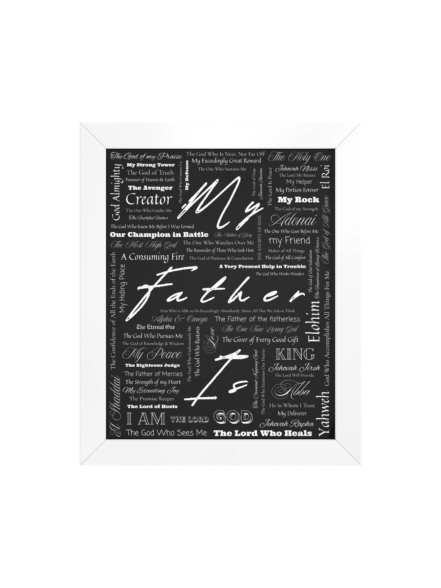 My Father Is Framed Wall Art Piece product image (4)