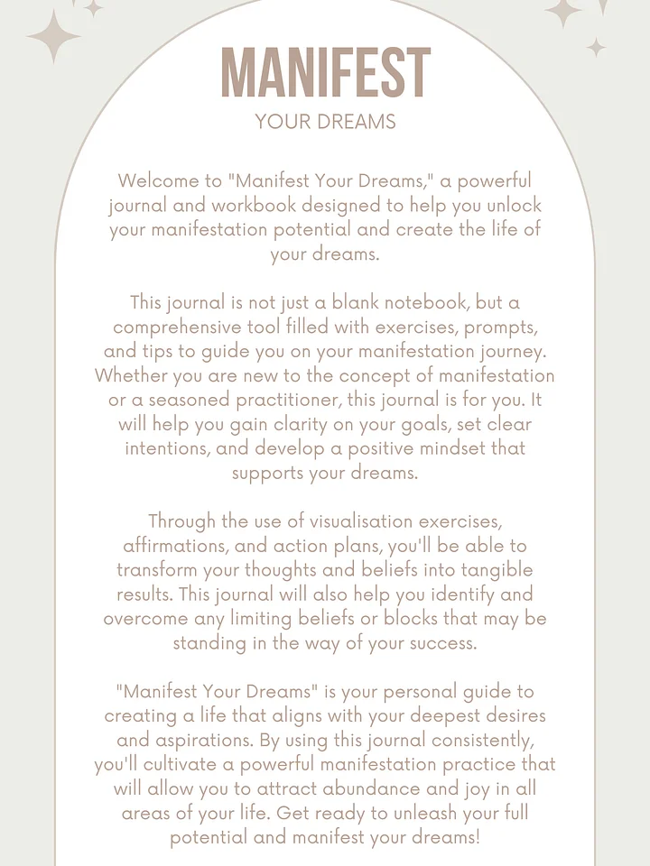 Your Manifestation Journey Workbook product image (2)