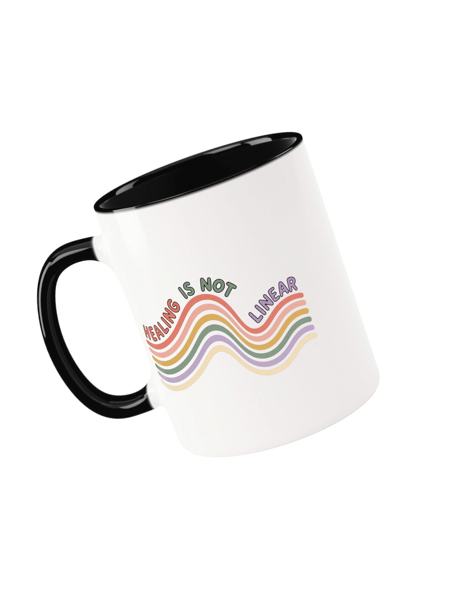 Healing Is Not Linear Ceramic Mug product image (4)