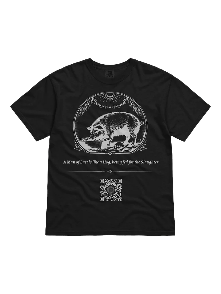 Fed for Slaughter (White on Black/Color) product image (1)