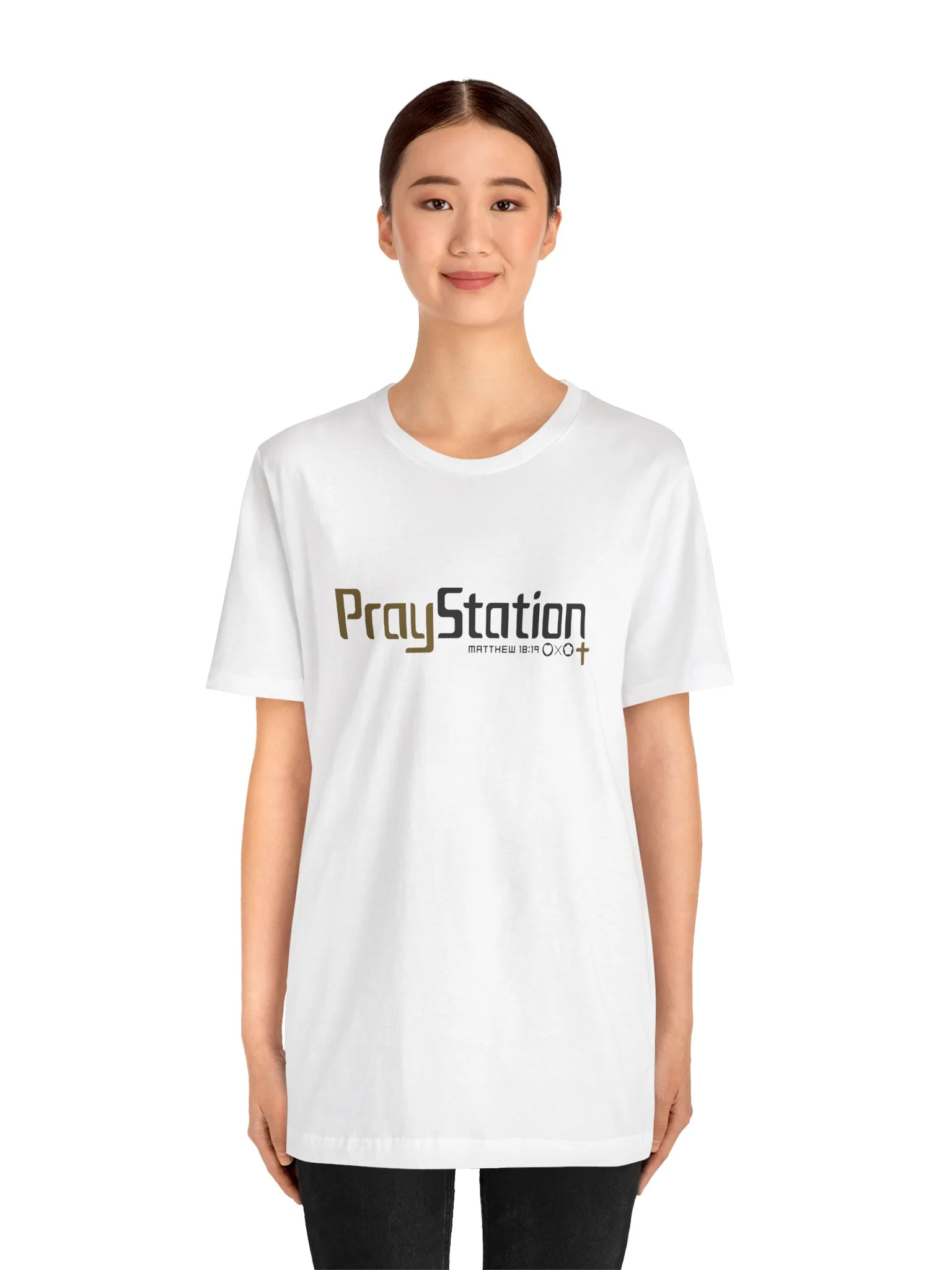 LXA PrayStation Classic Tee | Love X Aloha - Faith Collection | Premium Christian Apparel product image (7)
