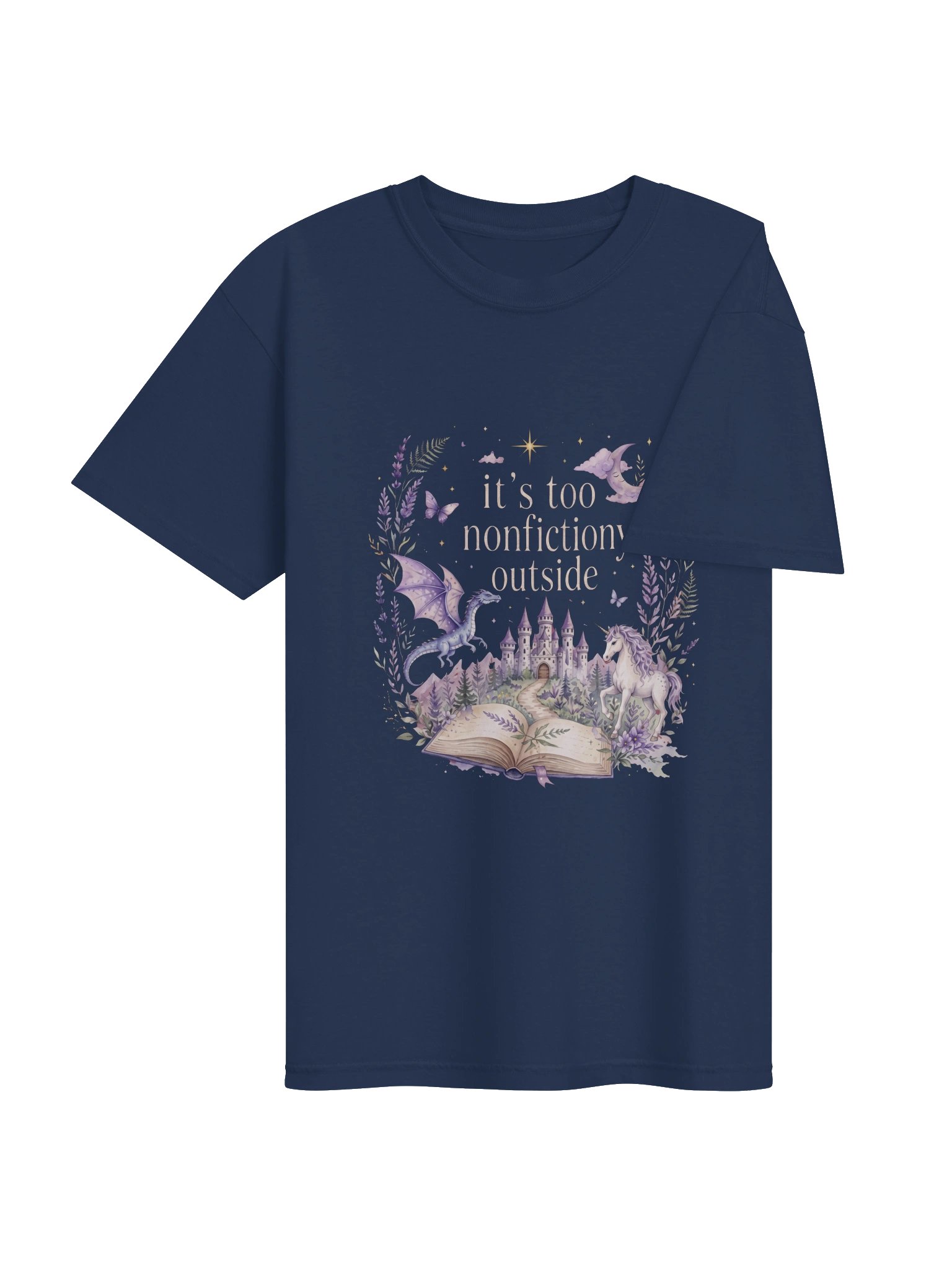 It’s Too Nonfictiony Outside Unisex T-Shirt product image (4)