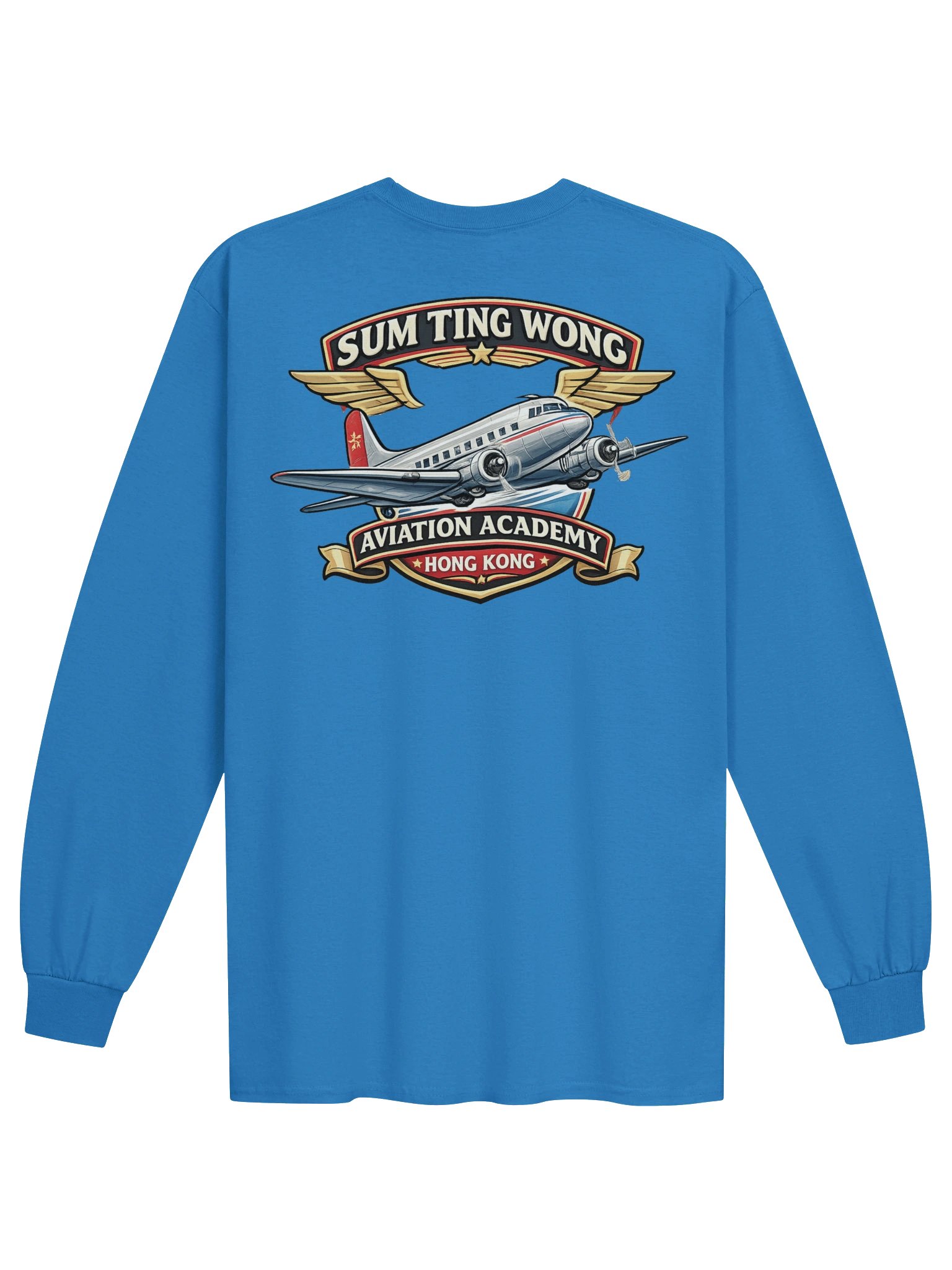 Sum Ting Wong Aviation Academy Cotton Long Sleeve T-Shirt product image (10)
