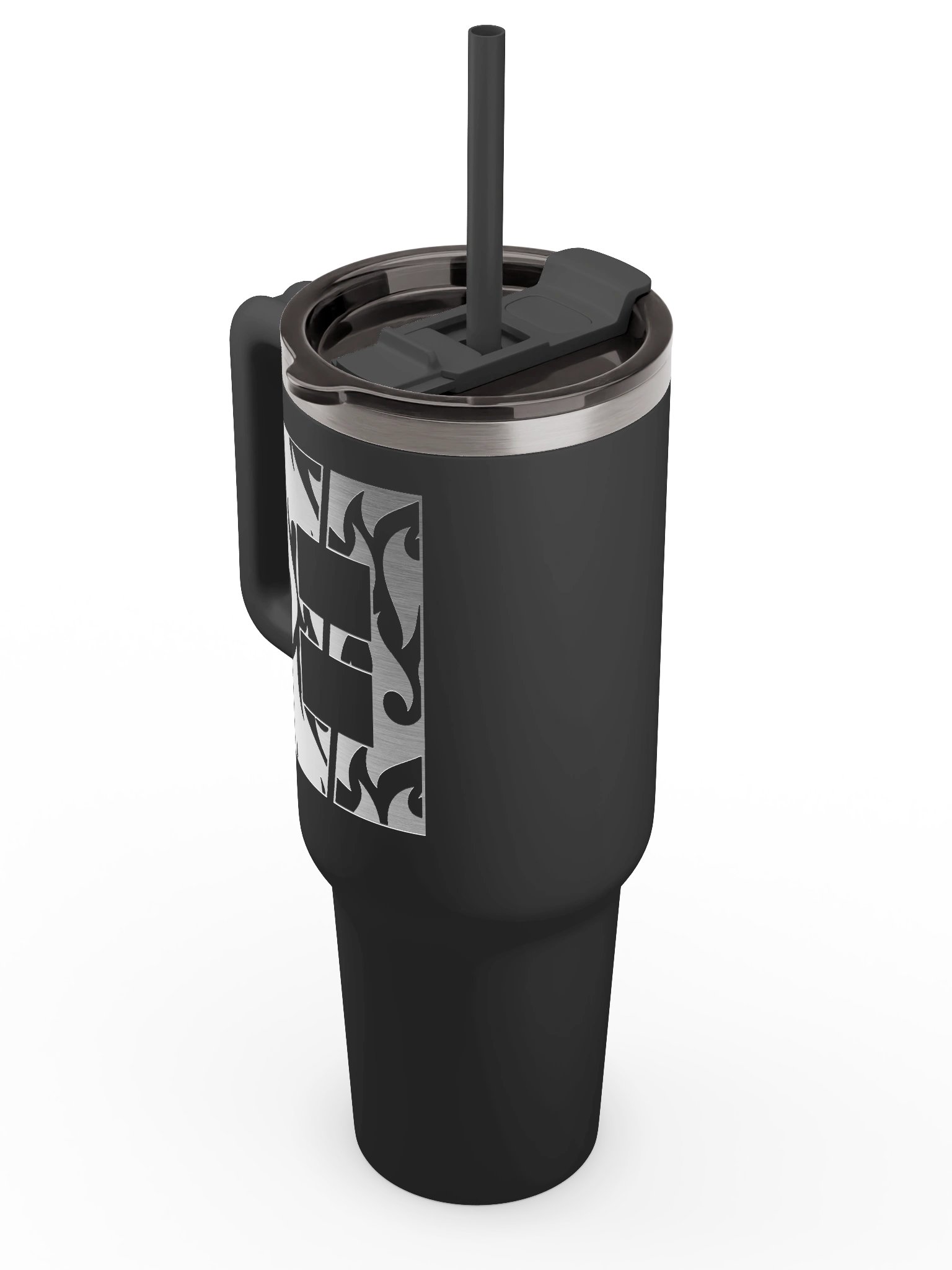Travel tumbler with straw logo product image (23)