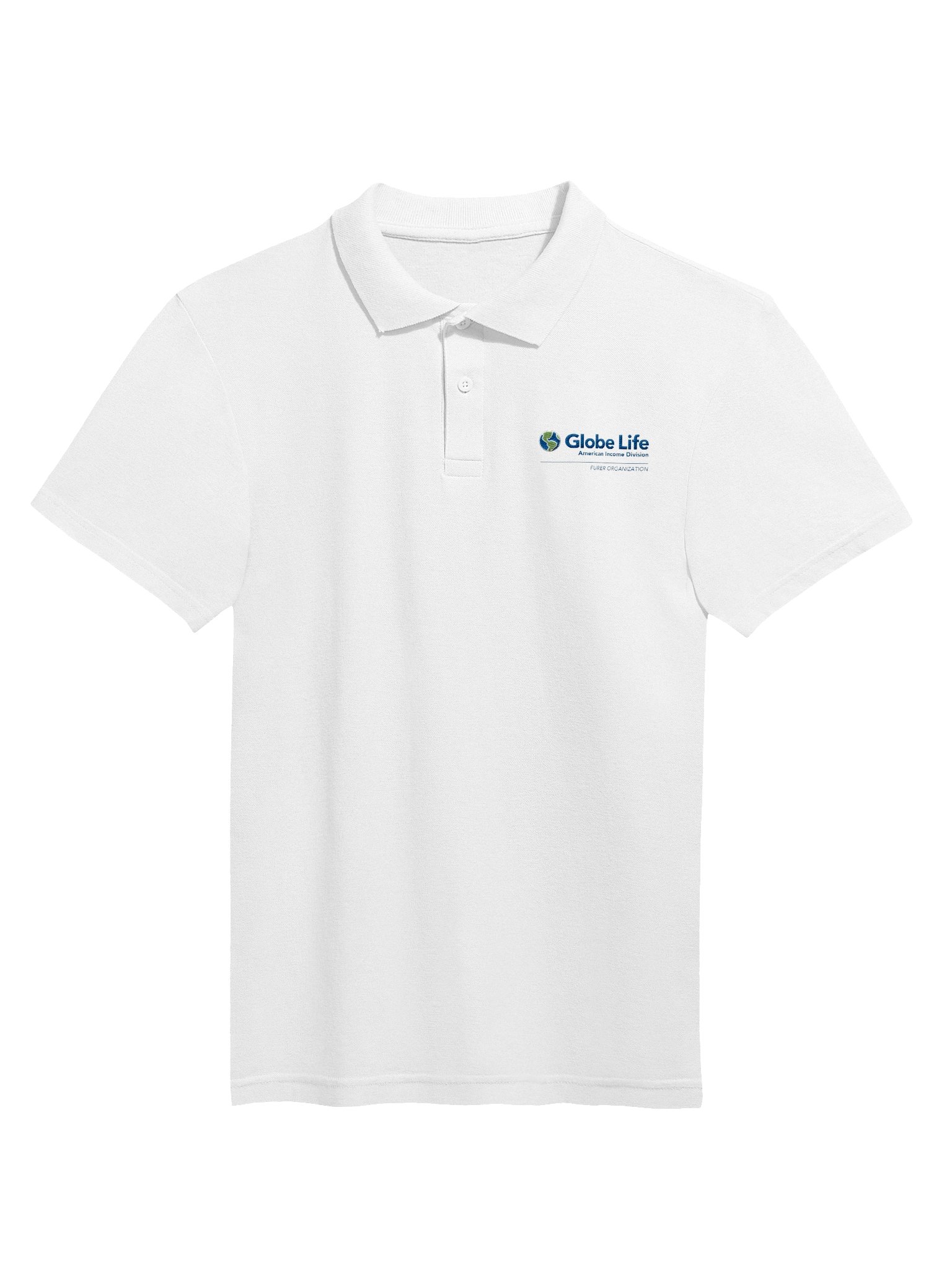 Furer Organization Classic White Summer Polo product image (1)