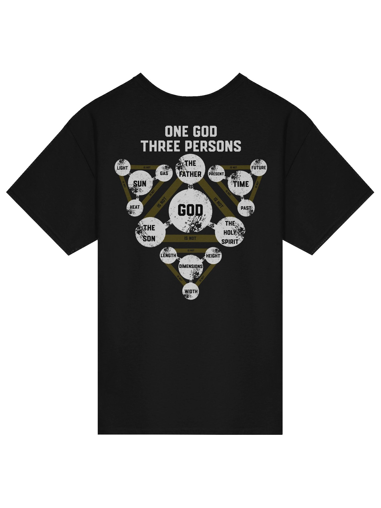 YHWH Heavyweight Tee - 1 God 3 Persons product image (1)