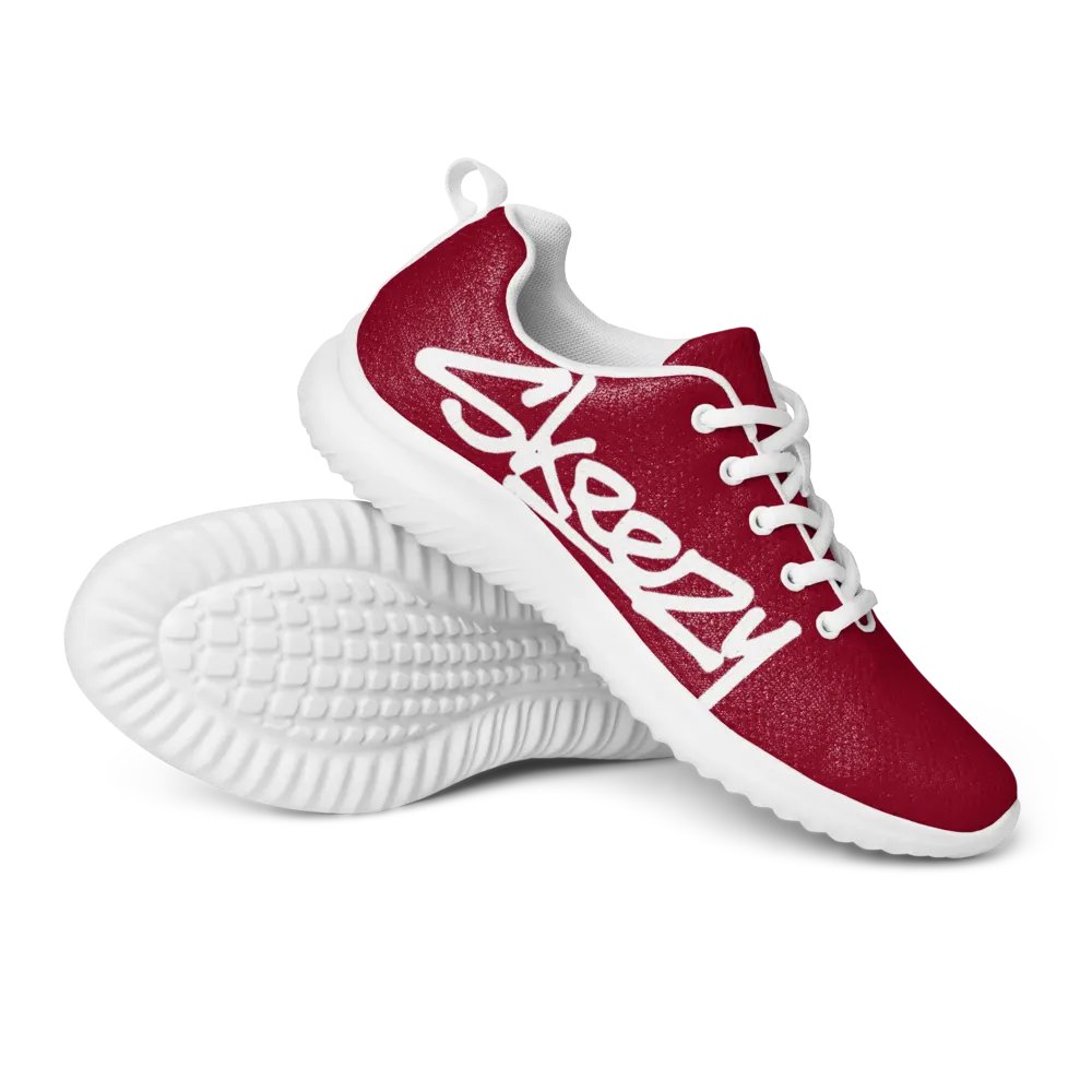 Solid Color Skeezy DRK RED/WHT product image (8)