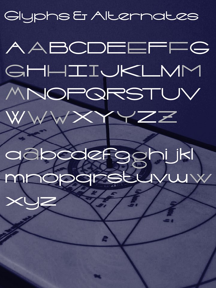 Armillary font product image (2)