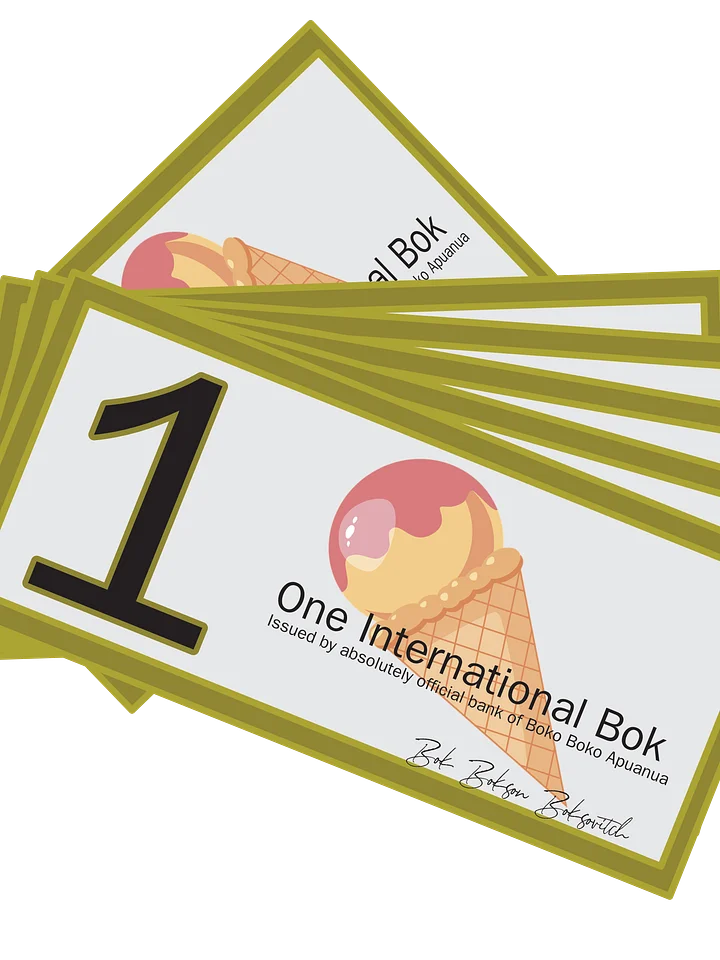 Gift how many Boks you want! Bok is also a currency btw. product image (1)