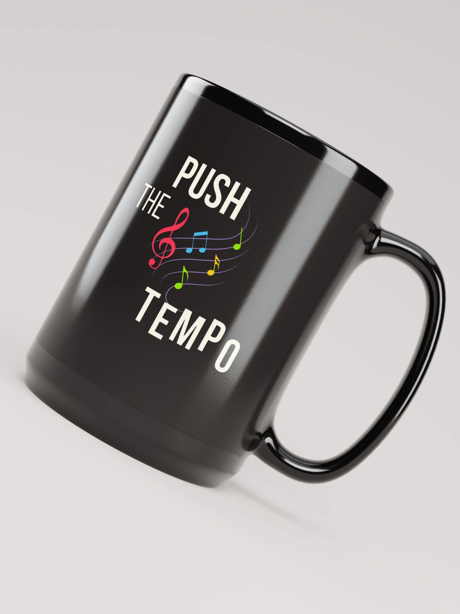 Musical Note Push The Tempo Colorful Mug product image (4)