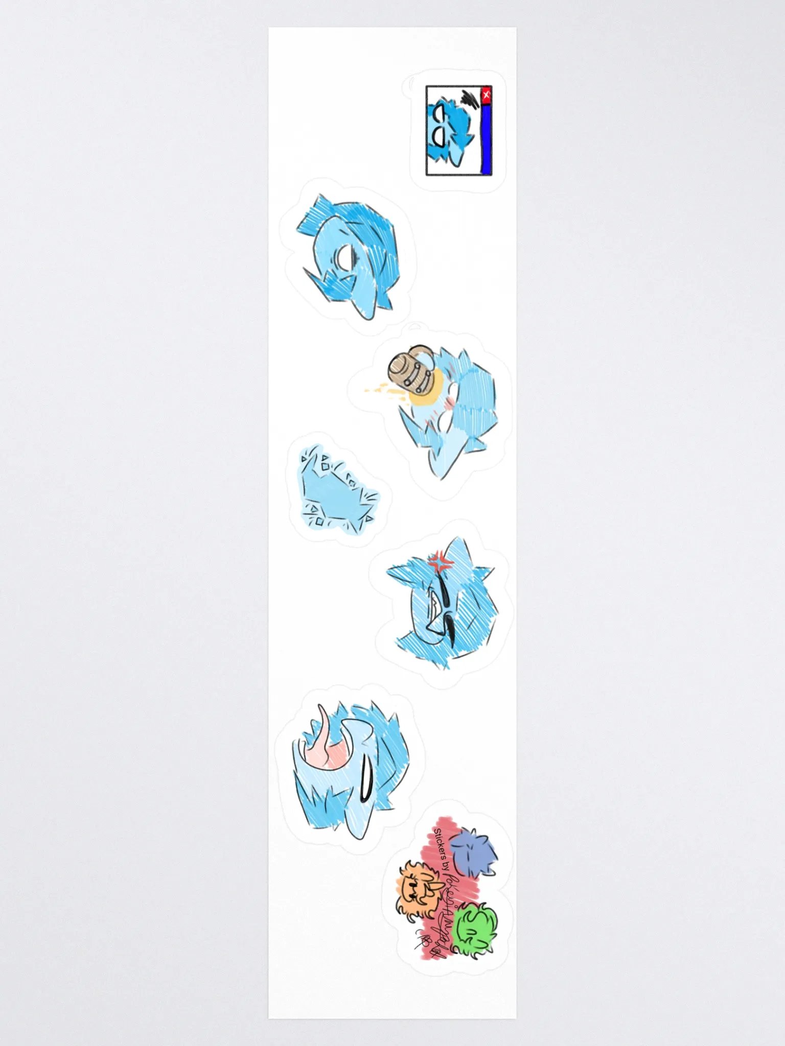 2025 Holo sticker sheet product image (3)