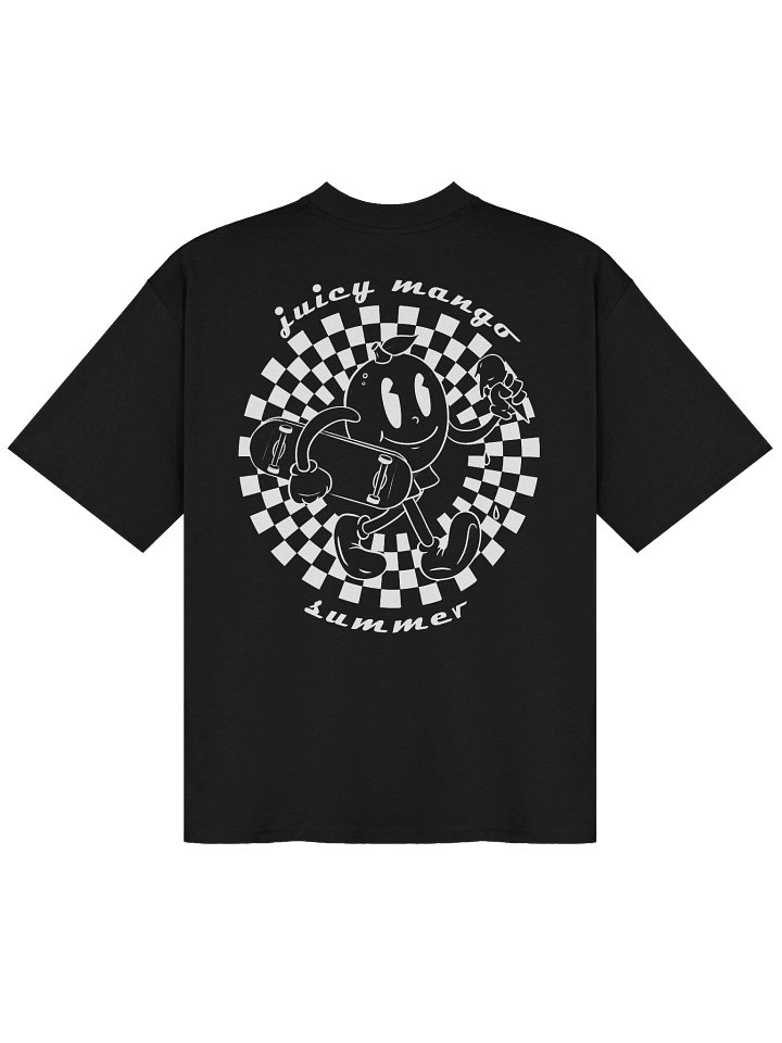 Summer Skater White Print - Boxy Tshirt product image (2)