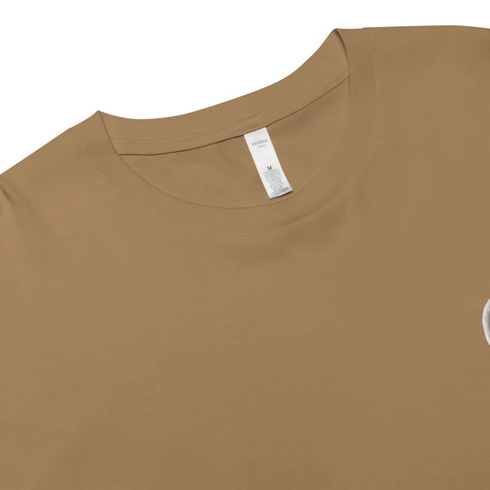 EXCLAIMING MENTALLY (L.C. white) embroidered cotton crop top product image (14)