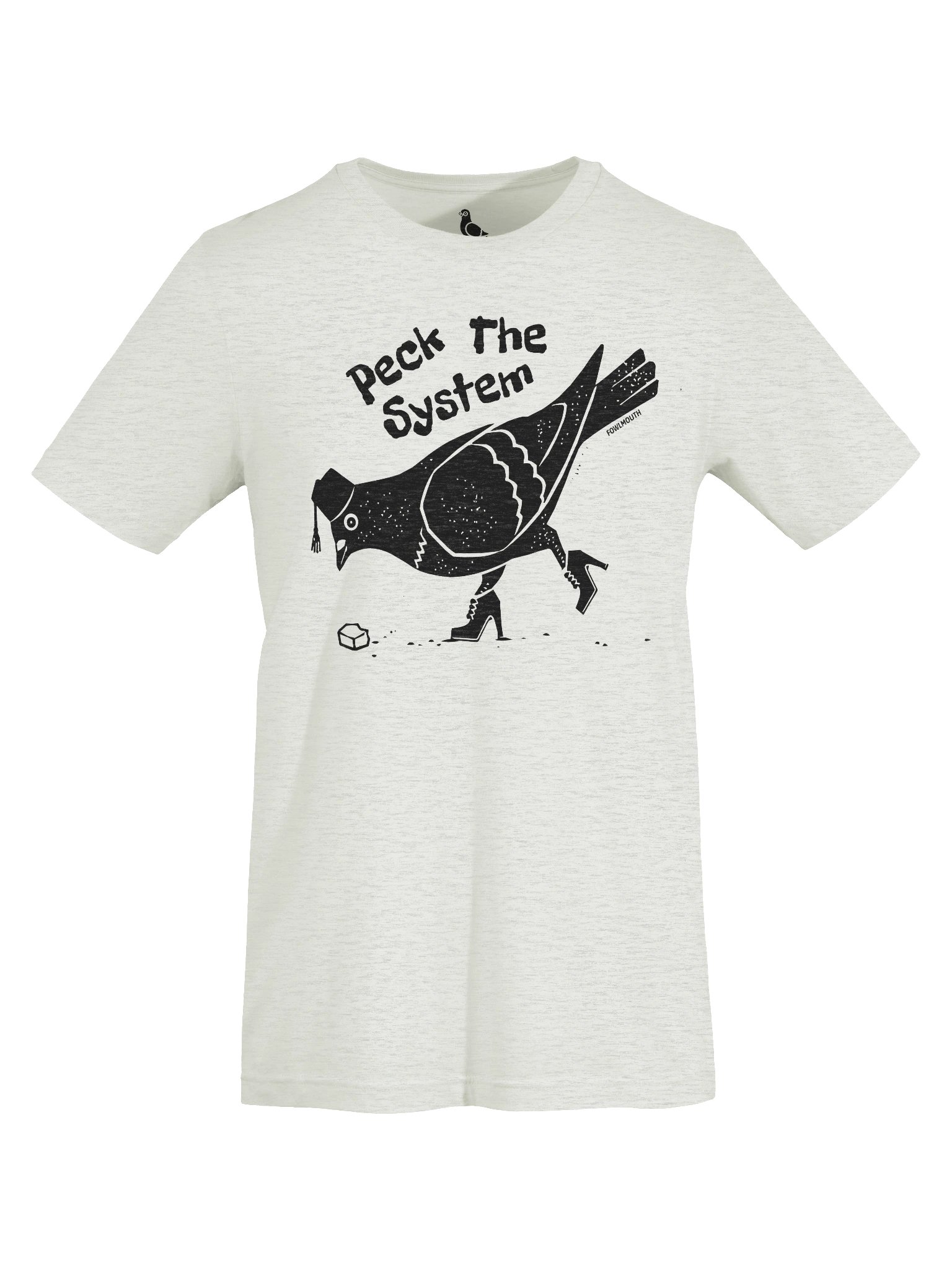 Fowlmouth Peck The System Pigeon Supersoft T-shirt product image (7)