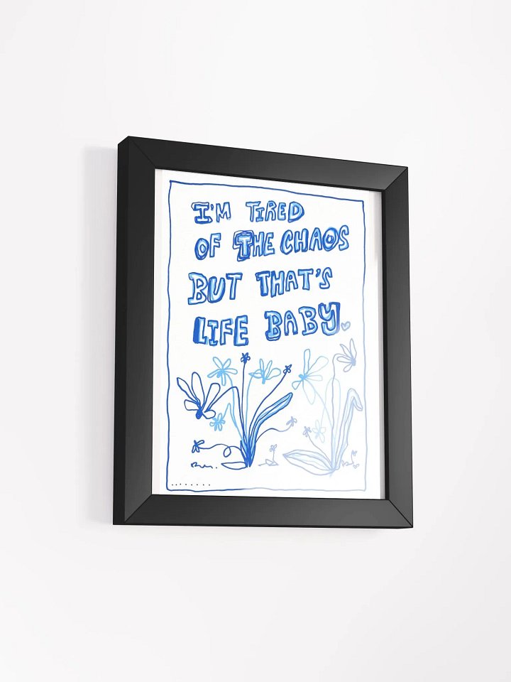 Chaos Framed Print product image (6)