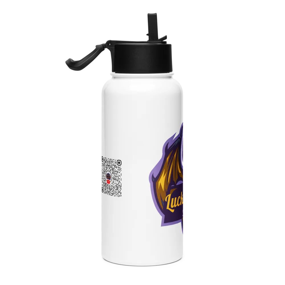Stainless Steel Water Bottle with a Straw Lid product image (4)