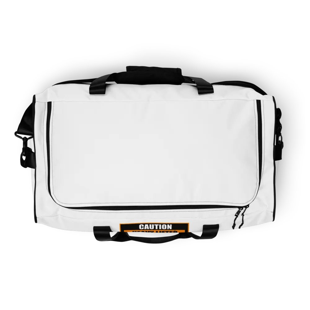 Caution Heavy Lifter Ahead-Barbell Zone Duffle Bag product image (11)