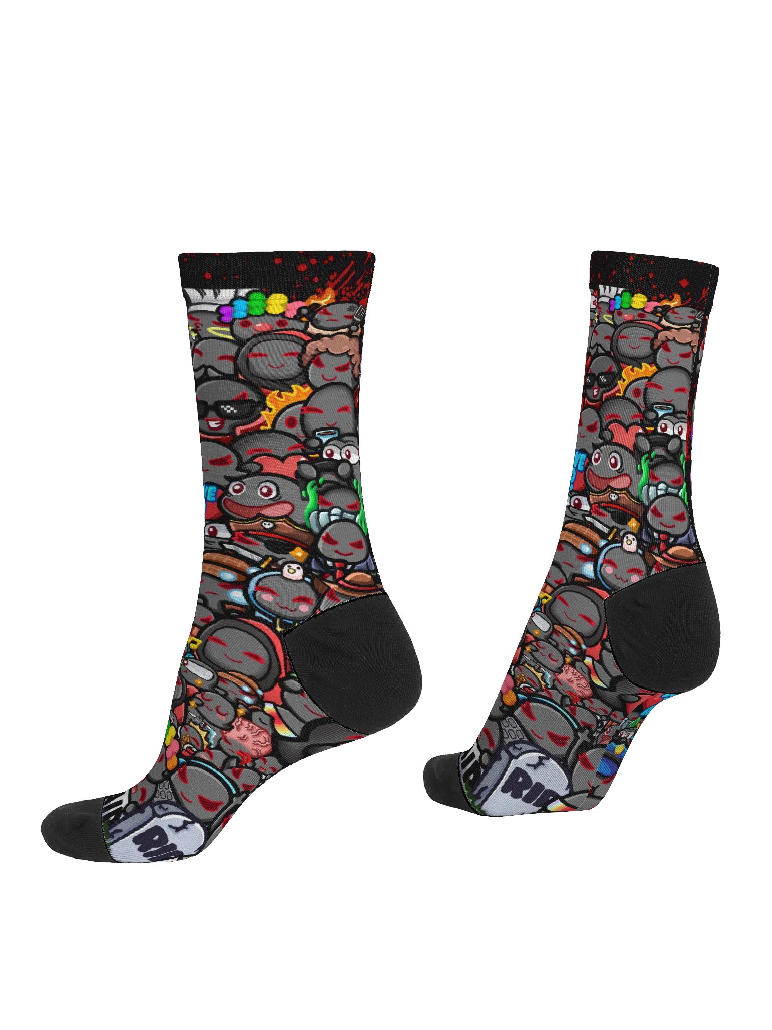 Emote-tional Support Crew Socks product image (5)