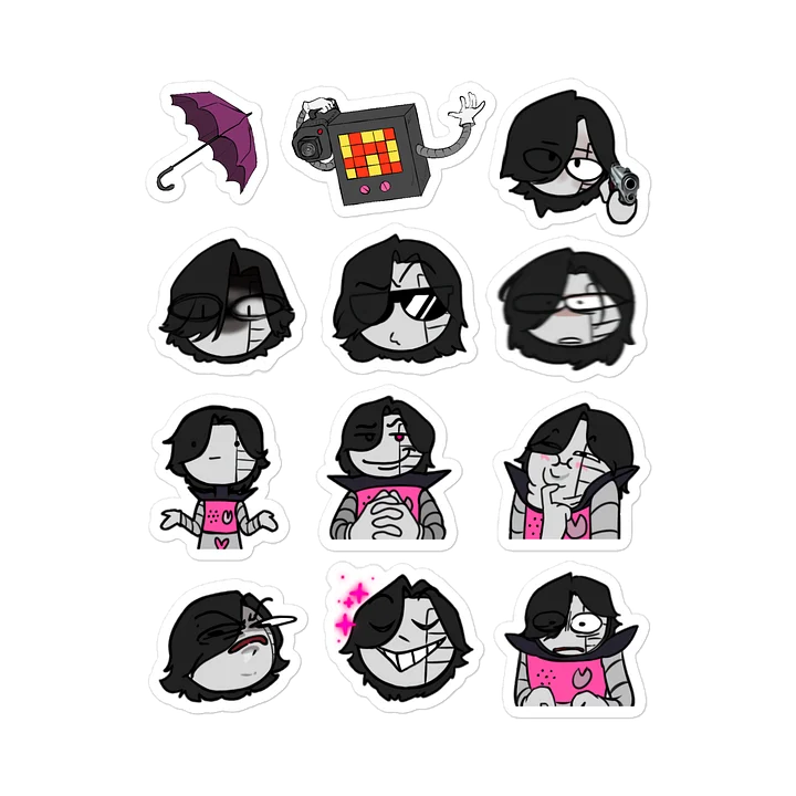 Mettaton Vinyl Sticker Sheet 🩷 NEO Madness product image (1)