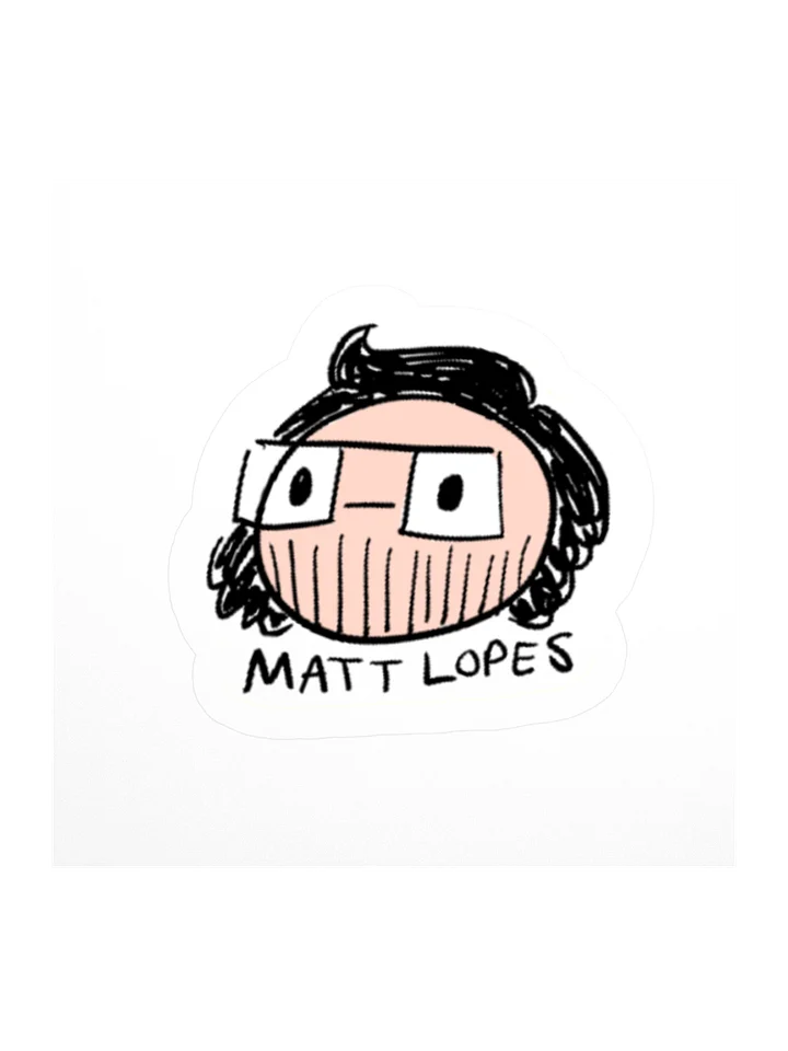 Matt Lopes Head Sticker product image (2)